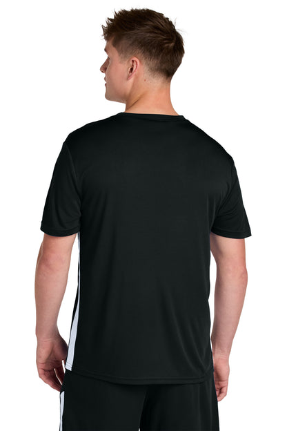 Blk/White Sport-Tek Competitor United V-Neck ST101