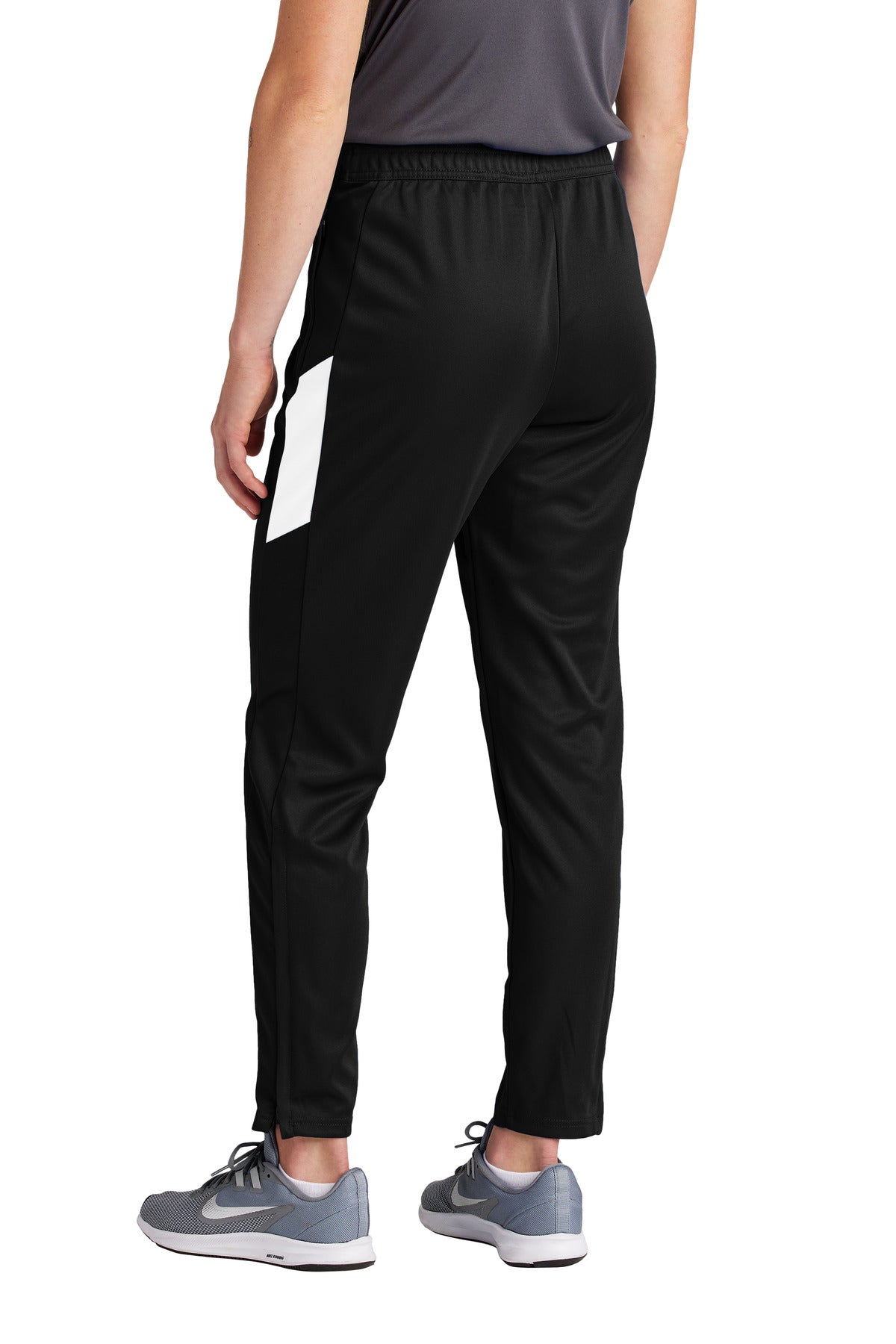 Blk/White Sport-Tek Women's Travel Pant LPST800