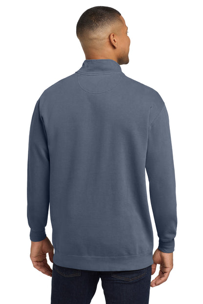Blue Jean COMFORT COLORS Ring Spun 1/4-Zip Sweatshirt. 1580