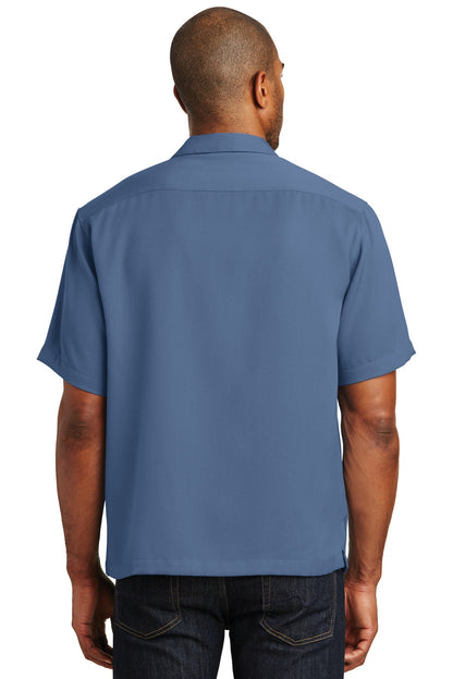 Blue Port Authority Easy Care Camp Shirt. S535