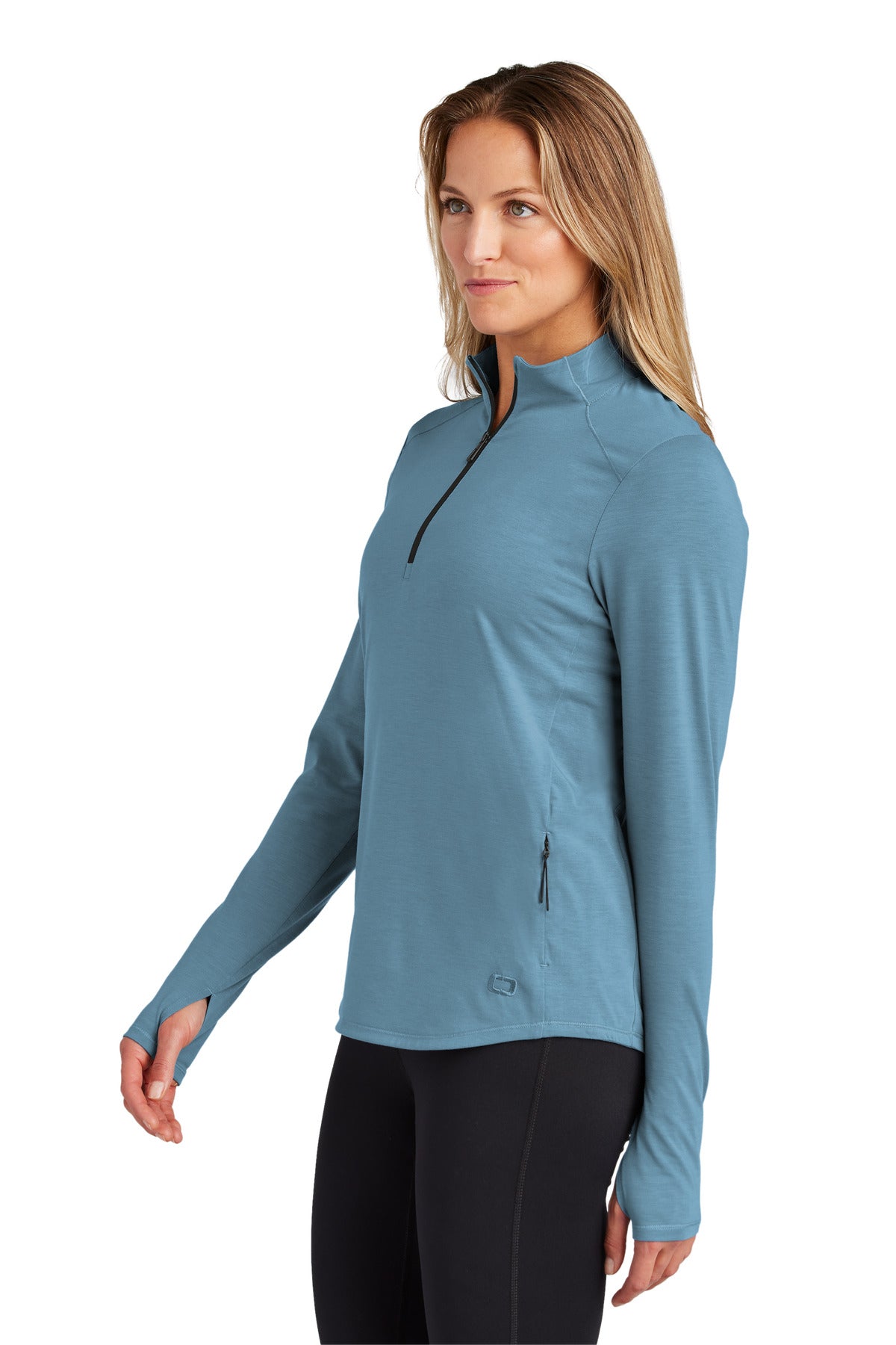 BlueMist OGIO Women's Motion 1/4-Zip LOG153