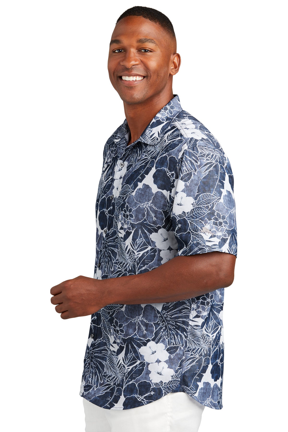 BlueNote Tommy Bahama Coconut Point Playa Flora Short Sleeve Shirt ST325929TB