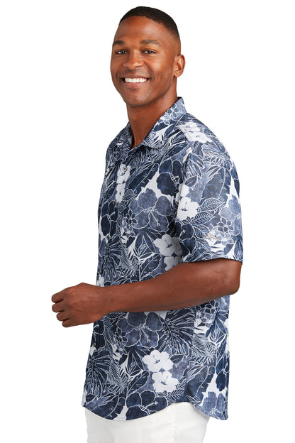 BlueNote Tommy Bahama Coconut Point Playa Flora Short Sleeve Shirt ST325929TB