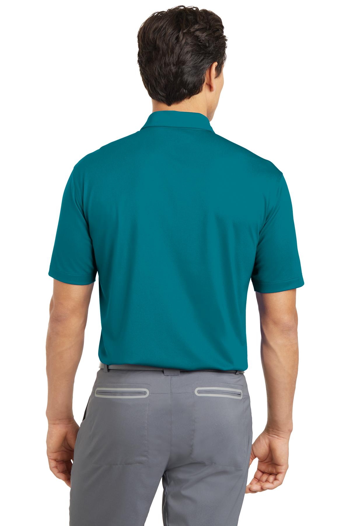 Blustery Nike Dri-FIT Vertical Mesh Polo. 637167