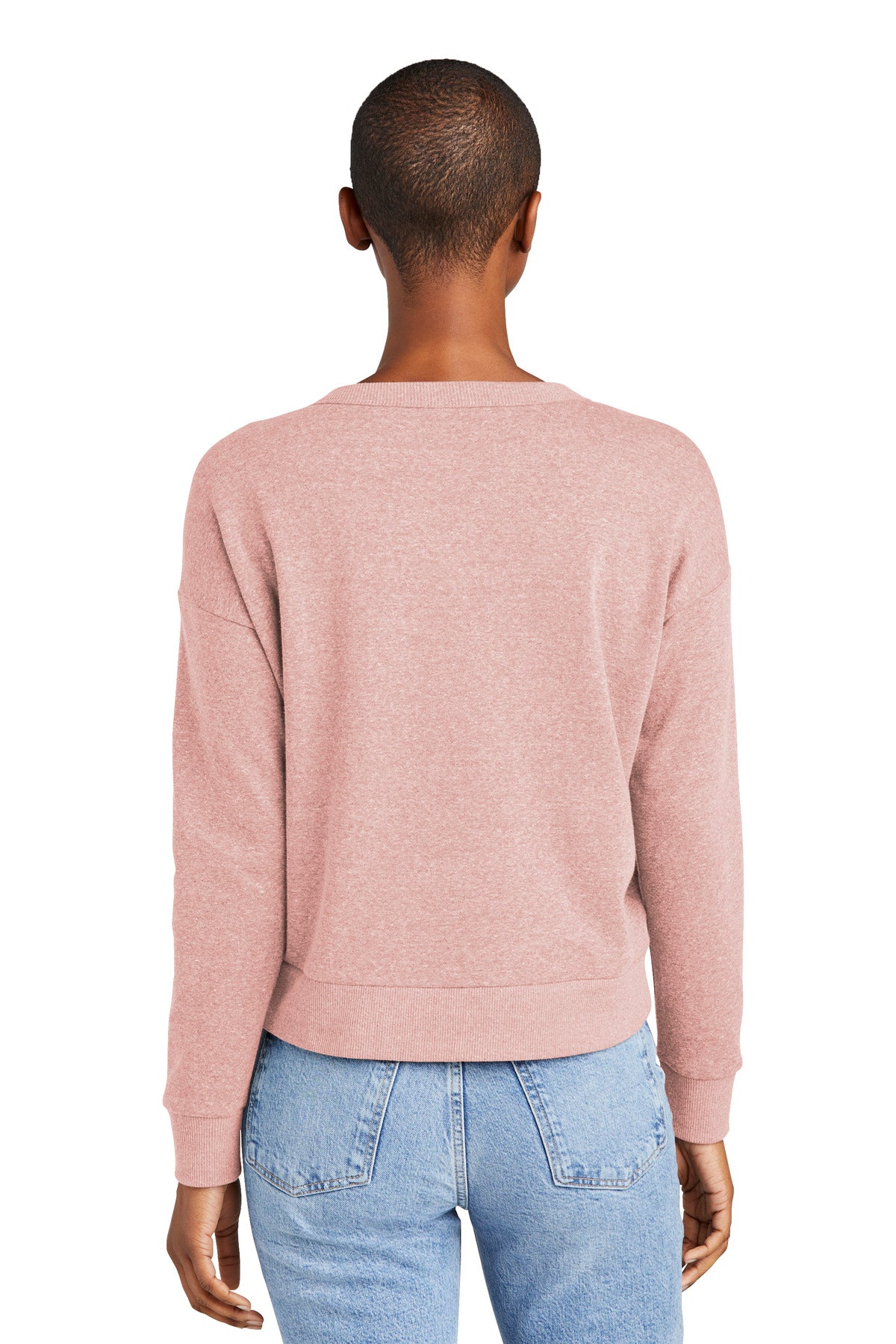 BlustFrost District Women's Perfect Tri Fleece V-Neck Sweatshirt DT1312