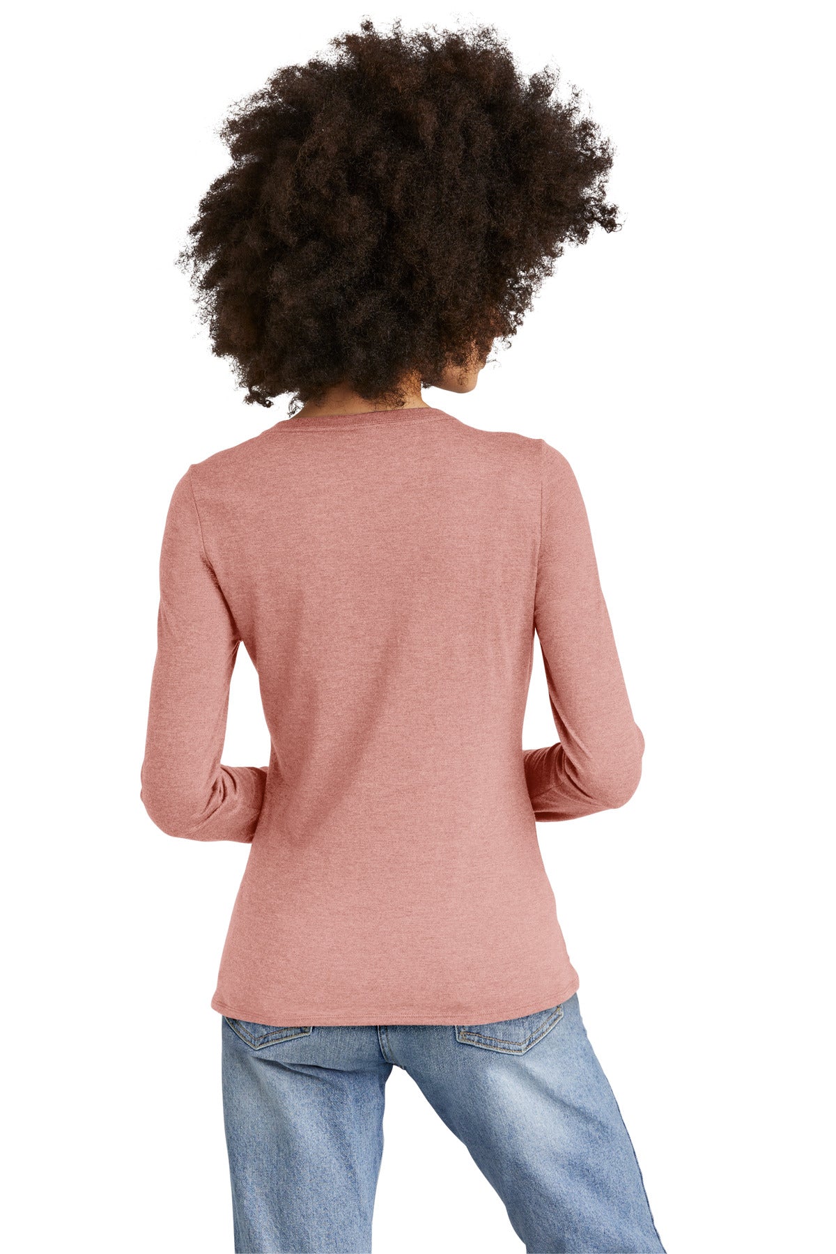 BlustFrost District Women's Perfect Tri Long Sleeve V-Neck Tee DT135