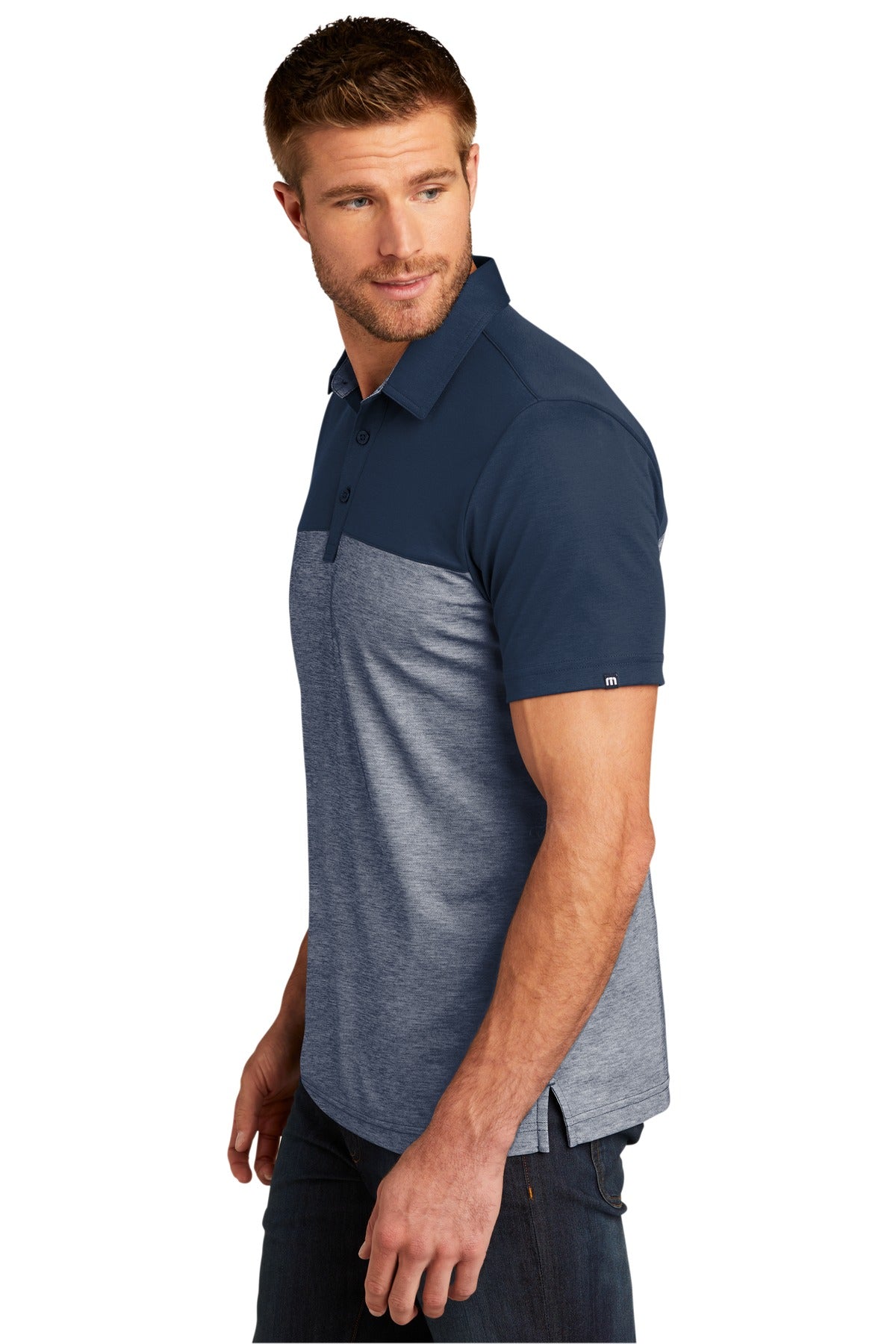 BNgs/BNgsH TravisMathew Oceanside Blocked Polo. TM1MU414