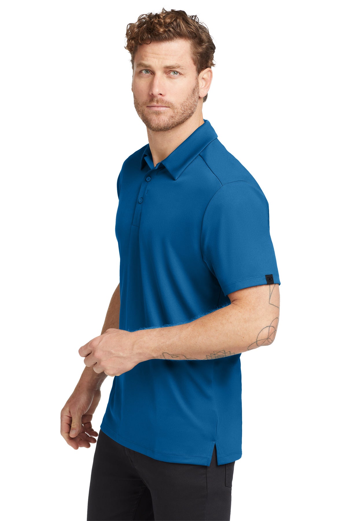 Bolt Blue OGIO Framework Polo. OG125