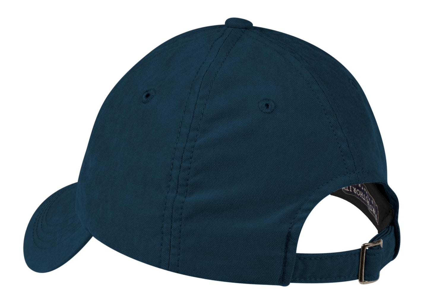 Bright Navy Port Authority Sueded Cap. C850