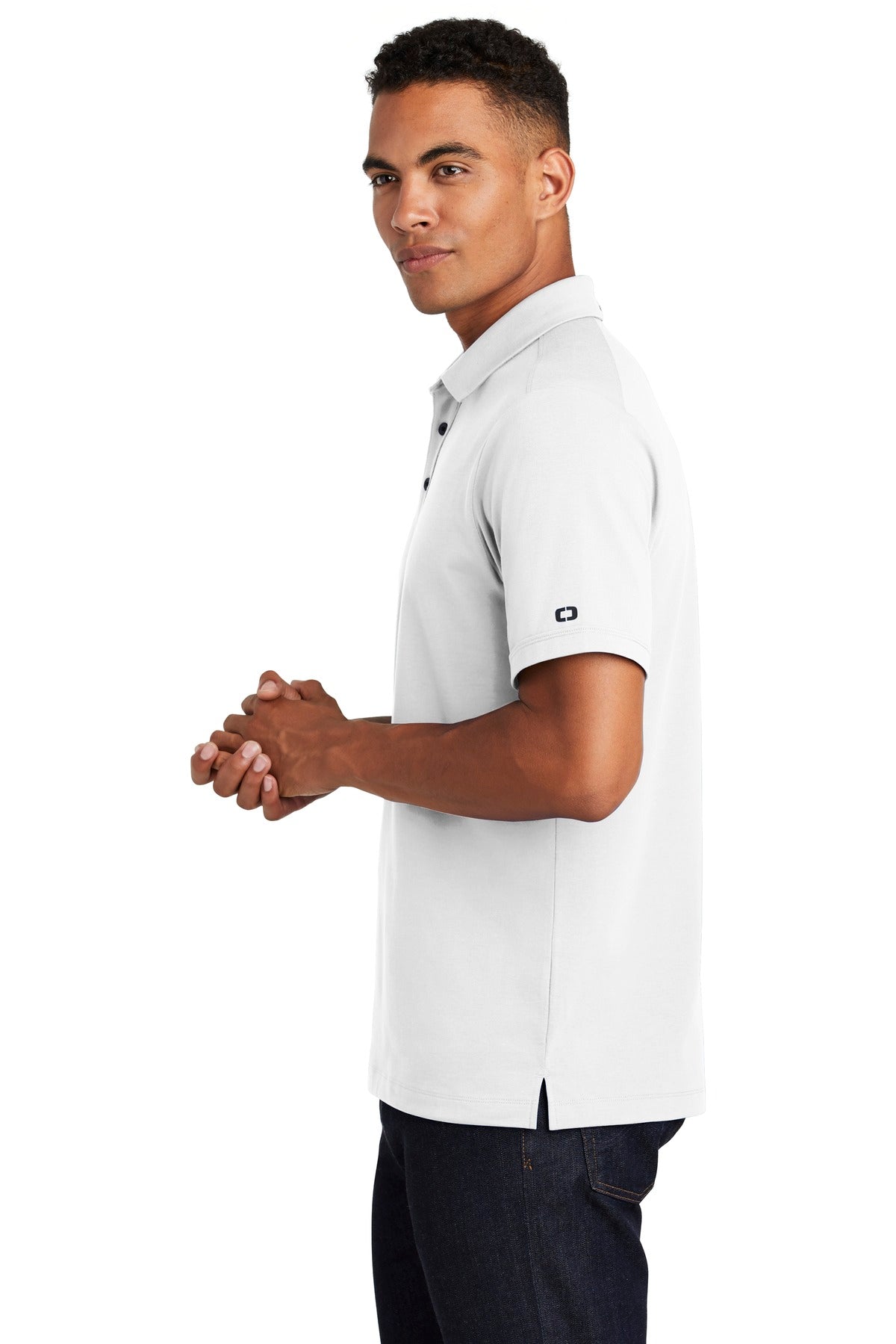 Bright White OGIO Limit Polo. OG138
