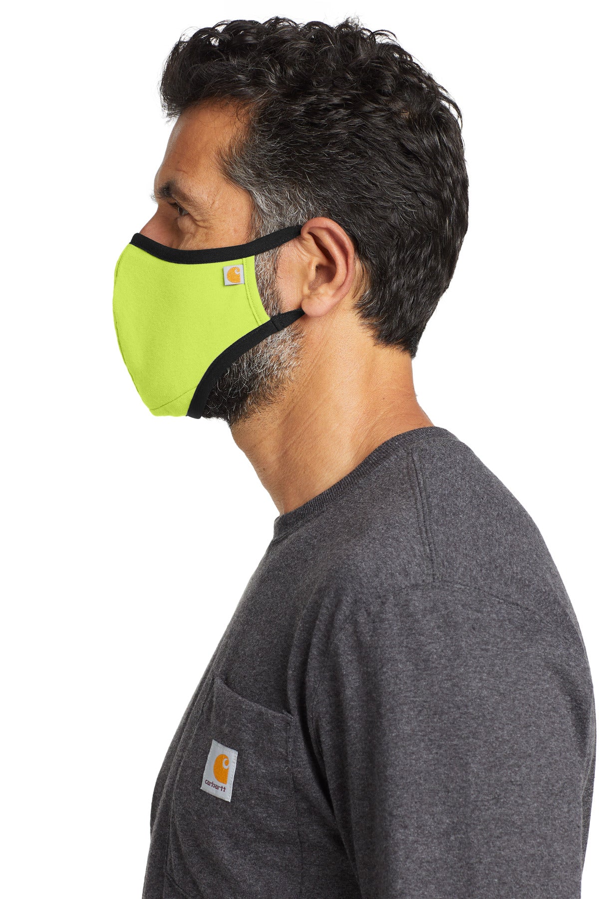 BrightLime Carhartt Cotton Ear Loop Face Mask (3 pack) CT105160