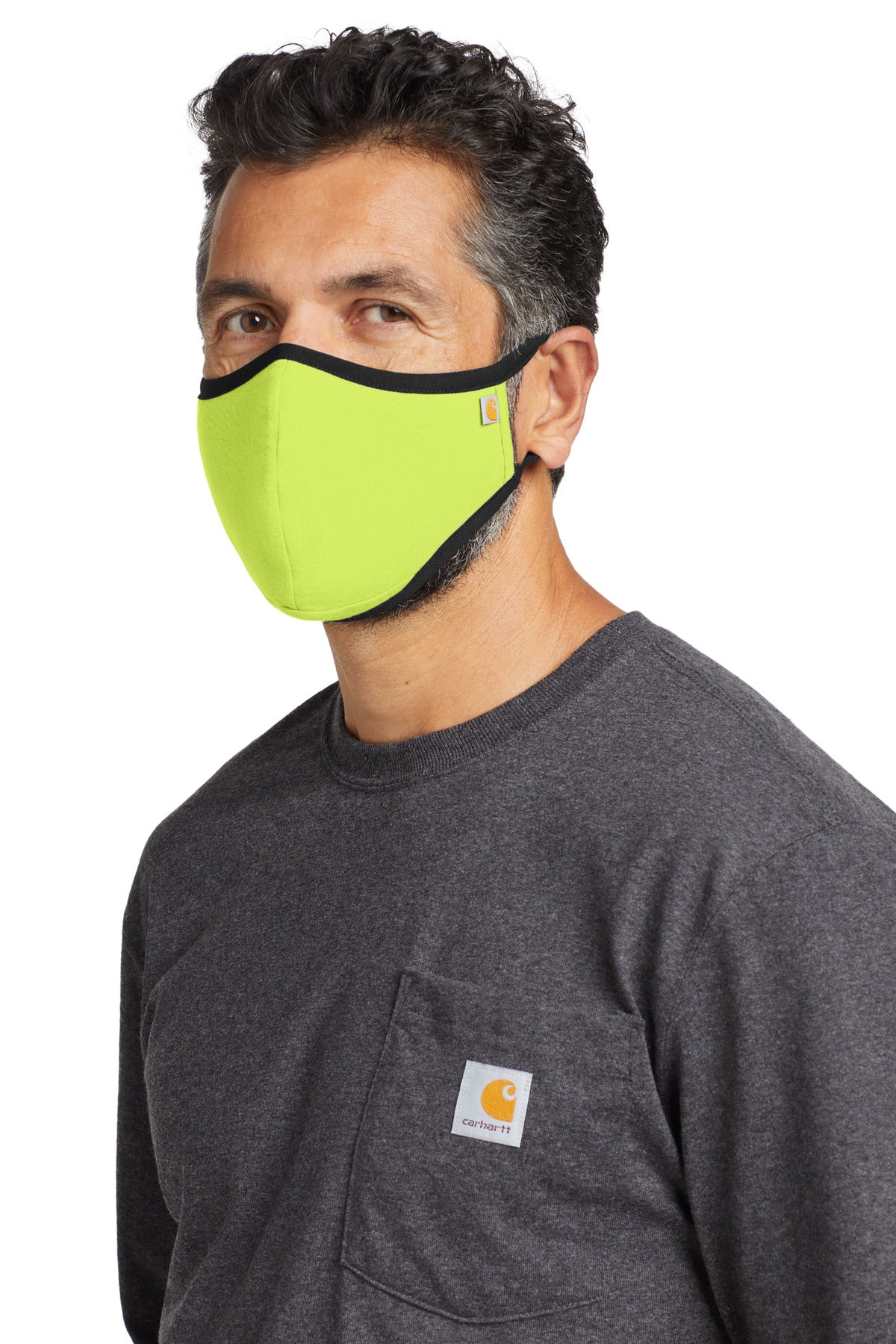 BrightLime Carhartt Cotton Ear Loop Face Mask (3 pack) CT105160