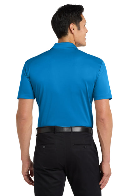 Brilliant Blue Port Authority Silk Touch Performance Pocket Polo. K540P