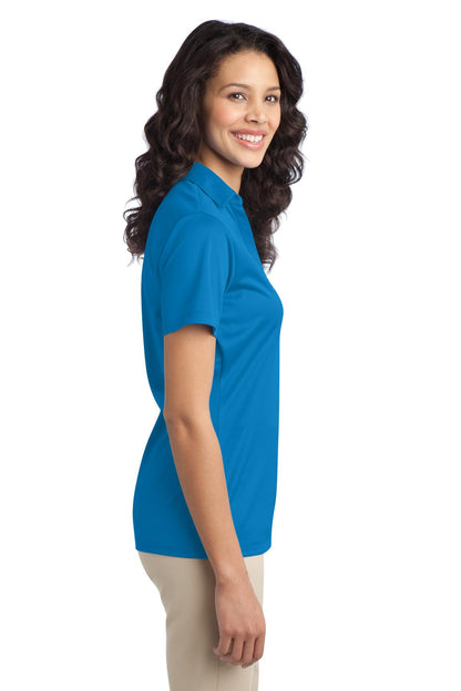 Brilliant Blue Port Authority Women's Silk Touch Performance Polo. L540