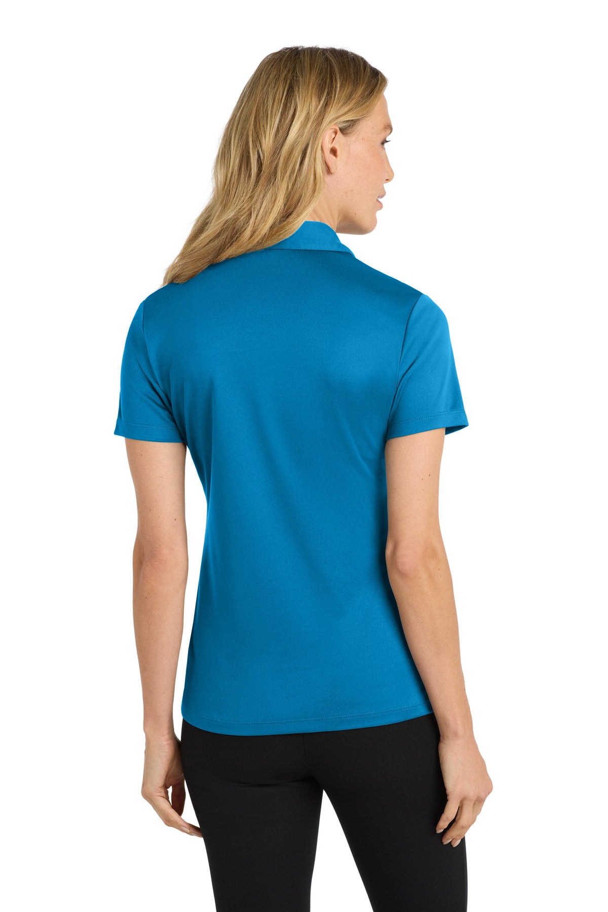 Brilliant Blue Port Authority Women's Silk Touch Performance Polo. L540