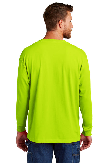 BriteLime Carhartt Workwear Pocket Long Sleeve T-Shirt. CTK126