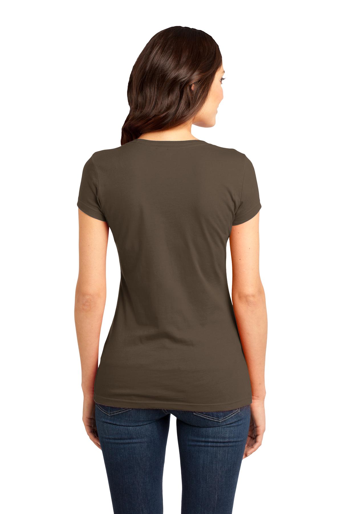 Brown District Women's Fitted Very Important Tee . DT6001