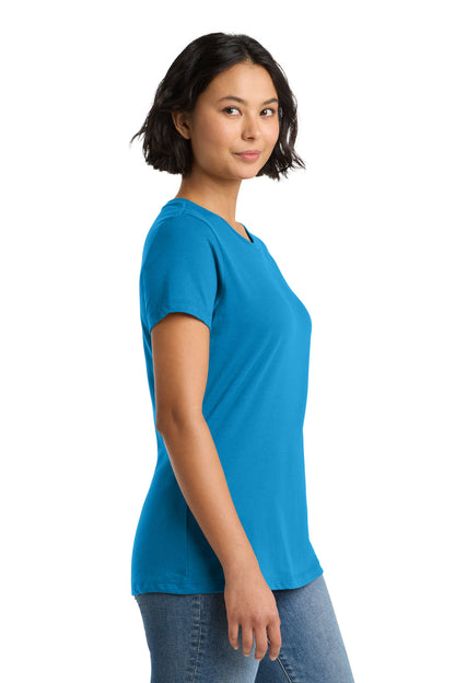 Brt Turquoise District Women's Perfect Weight Tee. DM104L