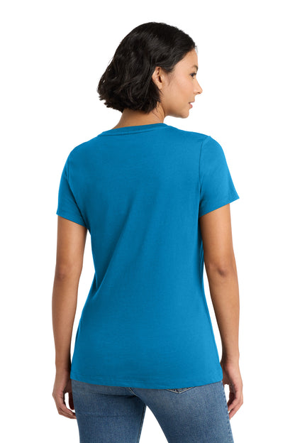 Brt Turquoise District Women's Perfect Weight Tee. DM104L