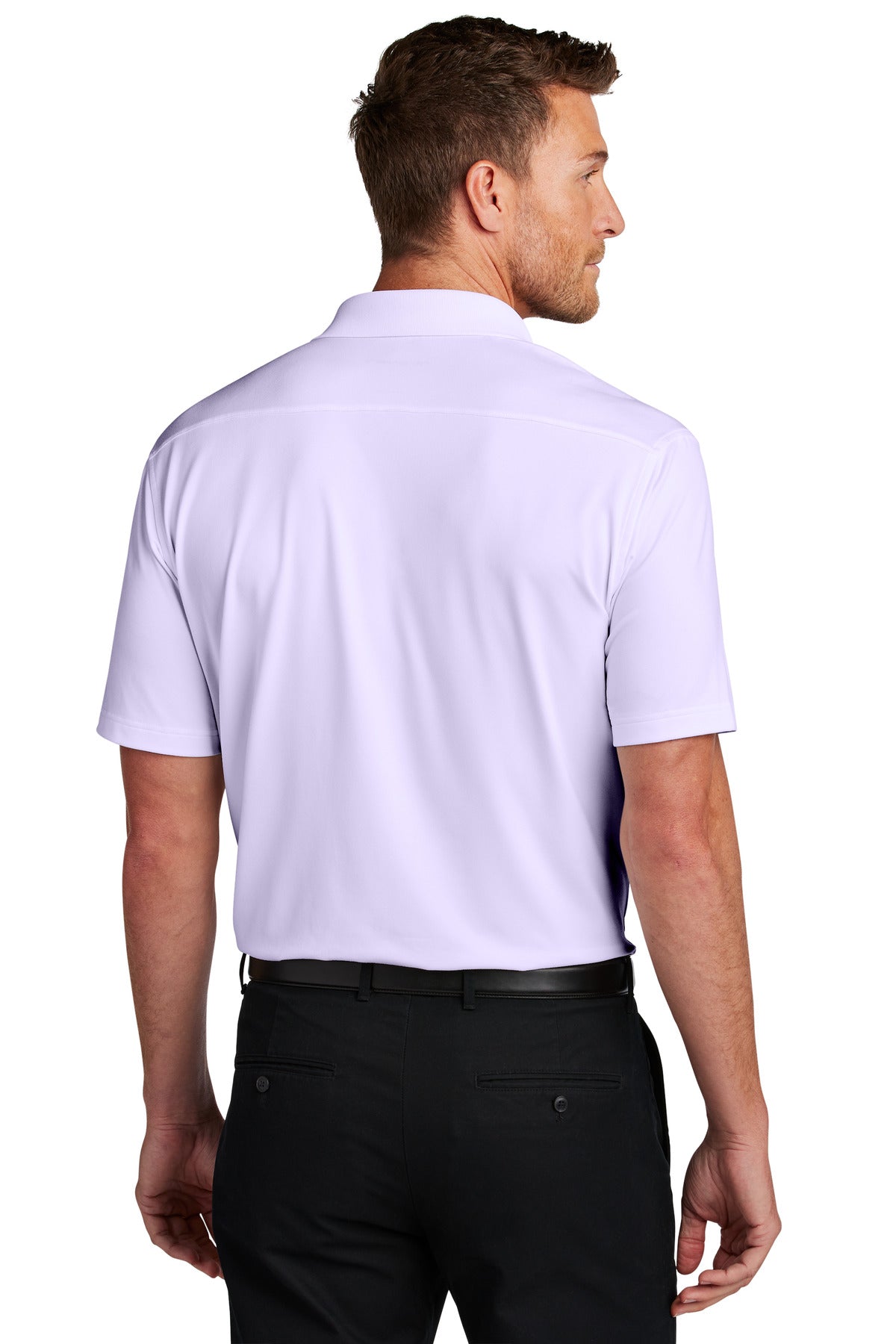 BrtLvndr Port Authority City Stretch Flat Knit Polo K683