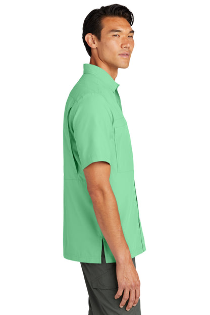 BrtSeafoam Port Authority Short Sleeve UV Daybreak Shirt W961