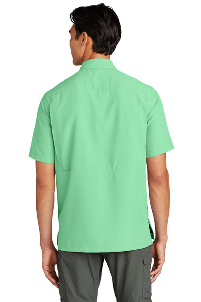 BrtSeafoam Port Authority Short Sleeve UV Daybreak Shirt W961