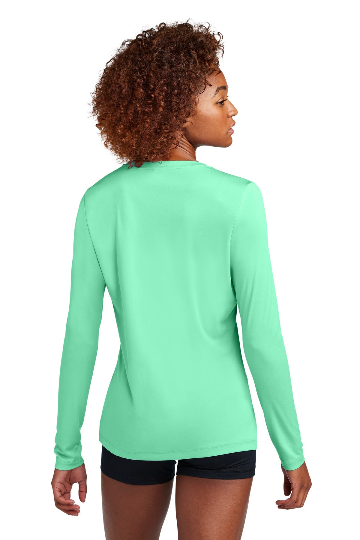 BrtSeafoam Sport-Tek Women's Posi-UV Pro Long Sleeve LST420LS