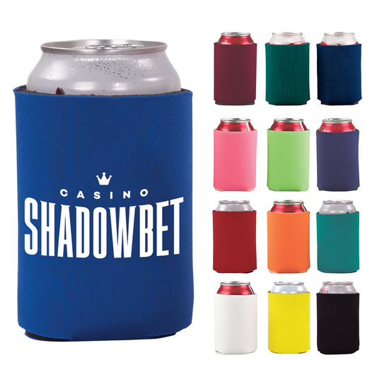 Black Budget Collapsible Foam Can Cooler Holder-1 Side