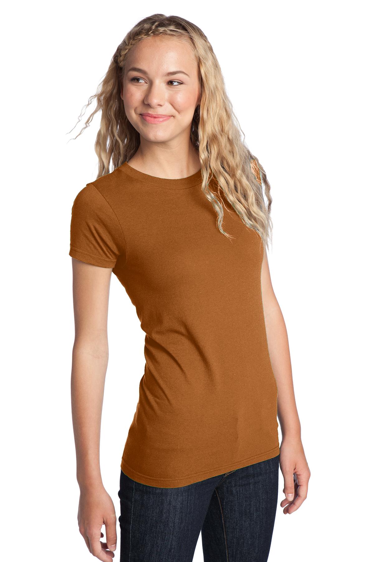 Burnt Orange District Women's Fitted The Concert Tee DT5001