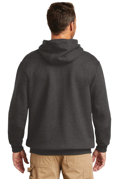 Carbon Heather Carhartt Midweight Hooded Sweatshirt. CTK121