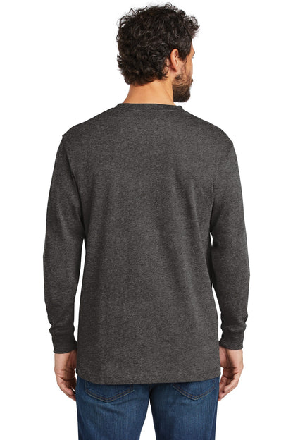Carbon Heather Carhartt Workwear Pocket Long Sleeve T-Shirt. CTK126