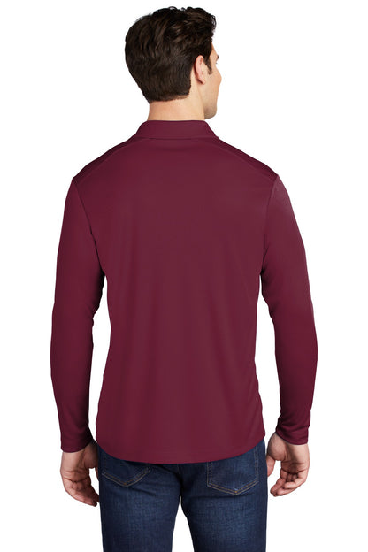 Cardinal Sport-Tek Posi-UV Pro Long Sleeve Polo. ST520LS