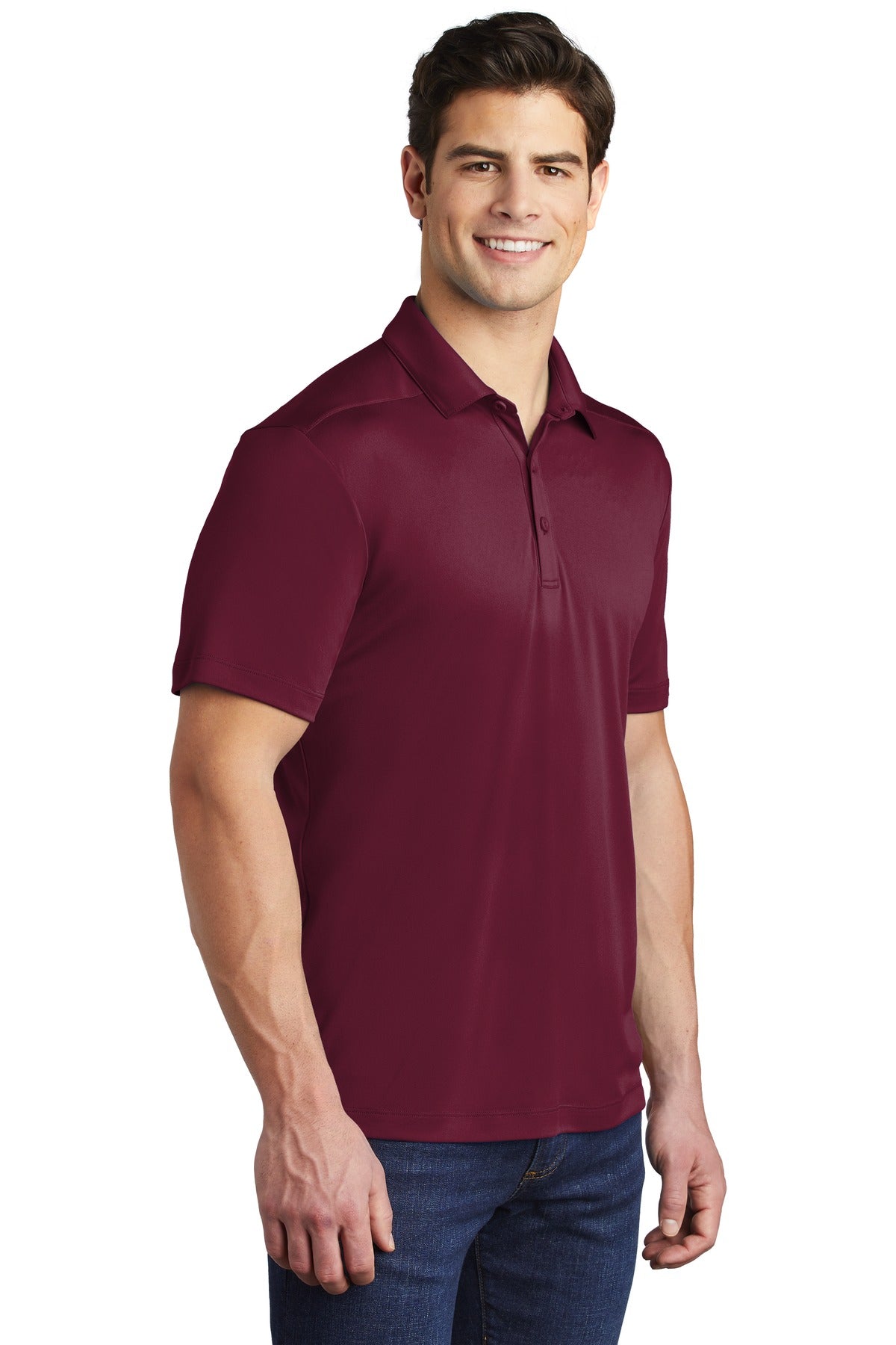 Cardinal Sport-Tek Posi-UV Pro Polo. ST520