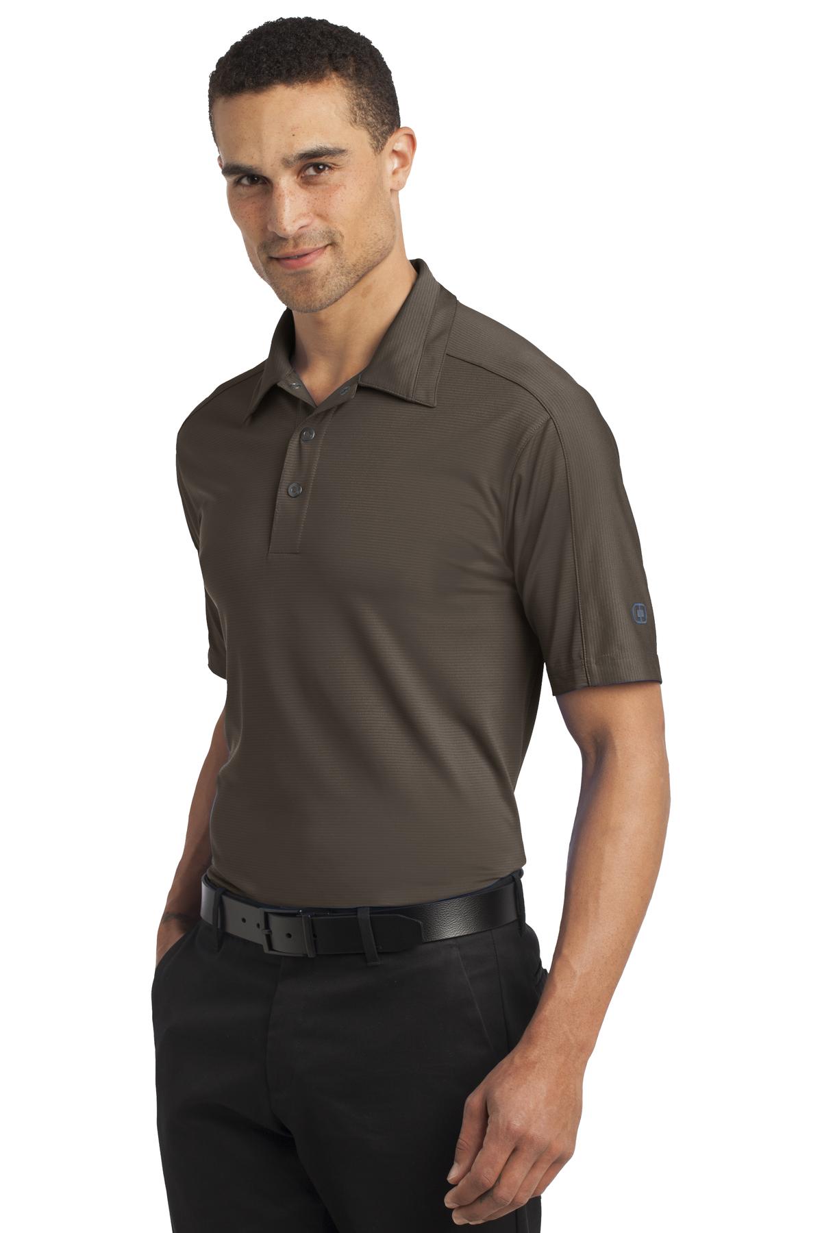 Cargo Brown OGIO Linear Polo. OG1030