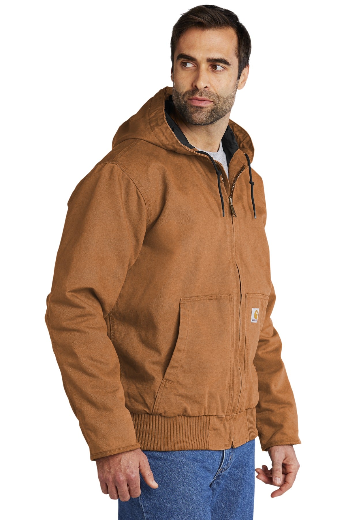 Carhartt Brown Carhartt Washed Duck Active Jac. CT104050