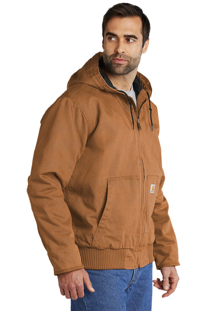 Carhartt Brown Carhartt Washed Duck Active Jac. CT104050