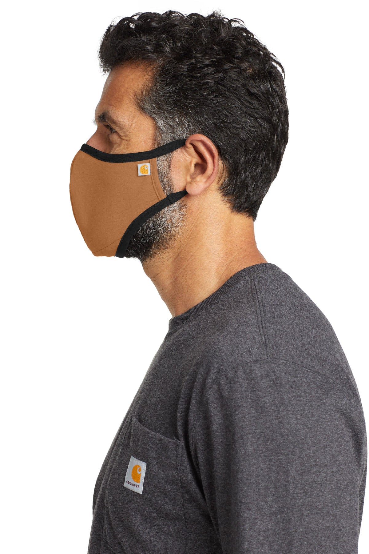 CarharttBr Carhartt Cotton Ear Loop Face Mask (3 pack) CT105160