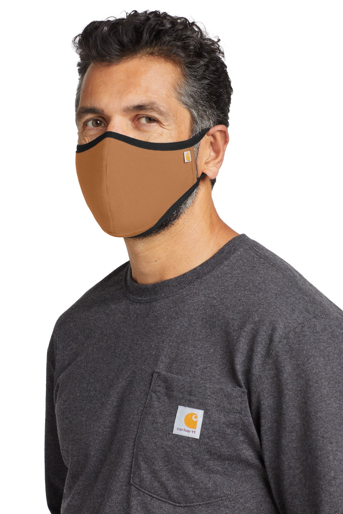 CarharttBr Carhartt Cotton Ear Loop Face Mask (3 pack) CT105160