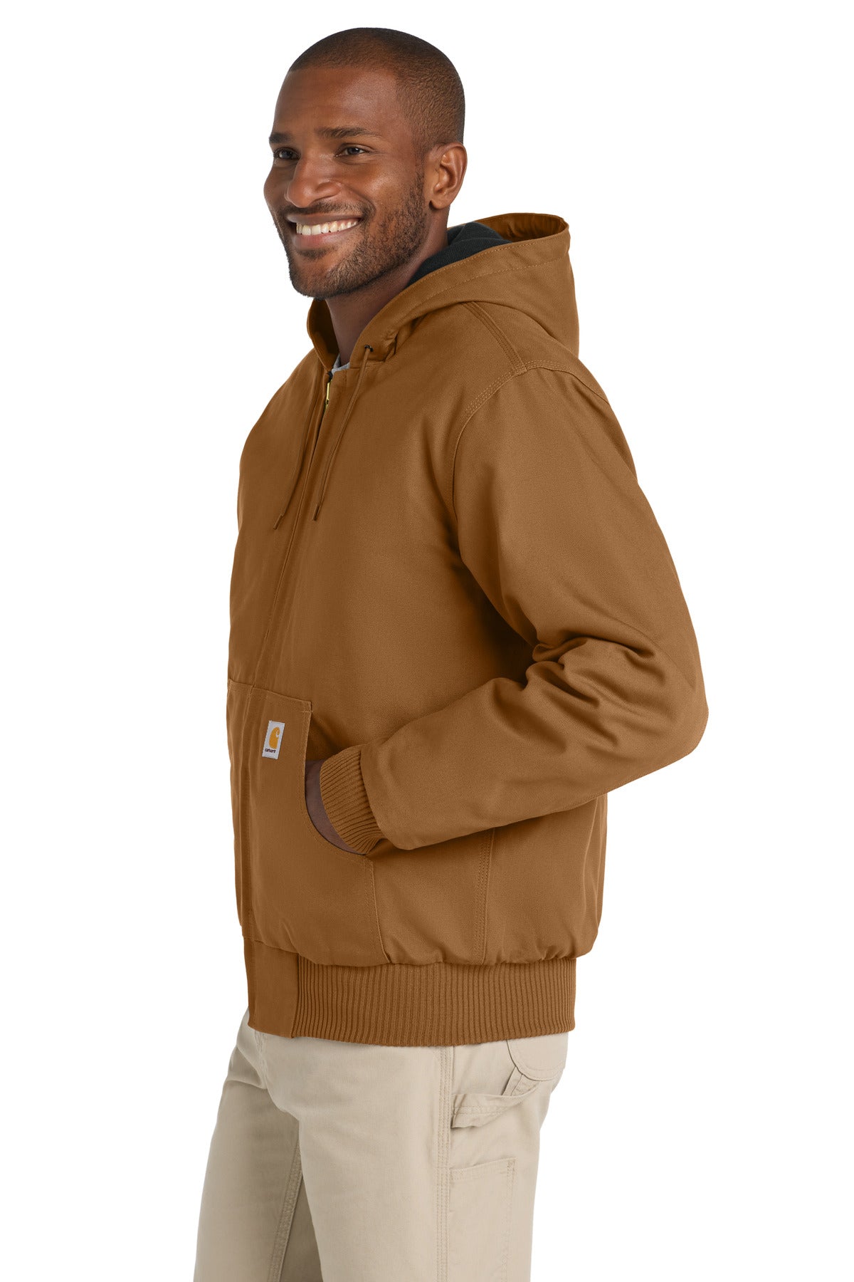 CarharttBr Carhartt Quilted-Flanne-Lined Duck Active Jac. CT106677