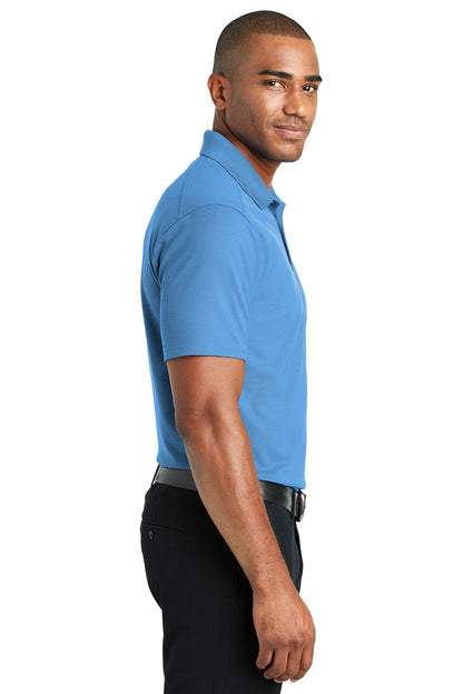 Carolina Blue Port Authority EZPerformance Pique Polo. K600