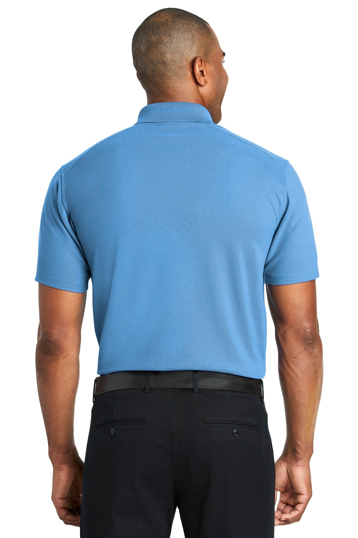 Carolina Blue Port Authority EZPerformance Pique Polo. K600