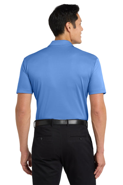 Carolina Blue Port Authority Silk Touch Performance Pocket Polo. K540P