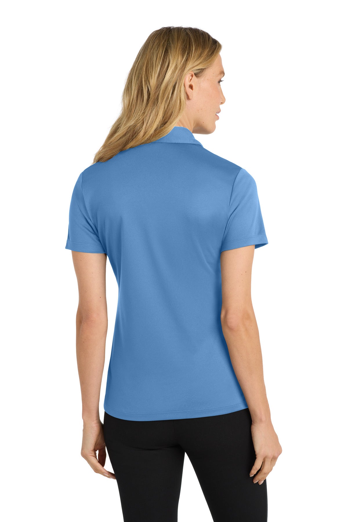 Carolina Blue Port Authority Women's Silk Touch Performance Polo. L540