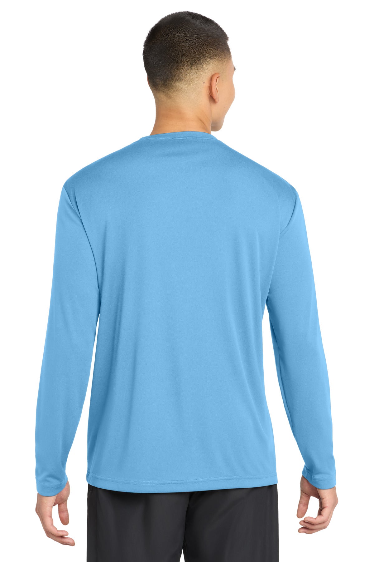 Carolina Blue Sport-Tek Tall Long Sleeve PosiCharge Competitor Tee. TST350LS