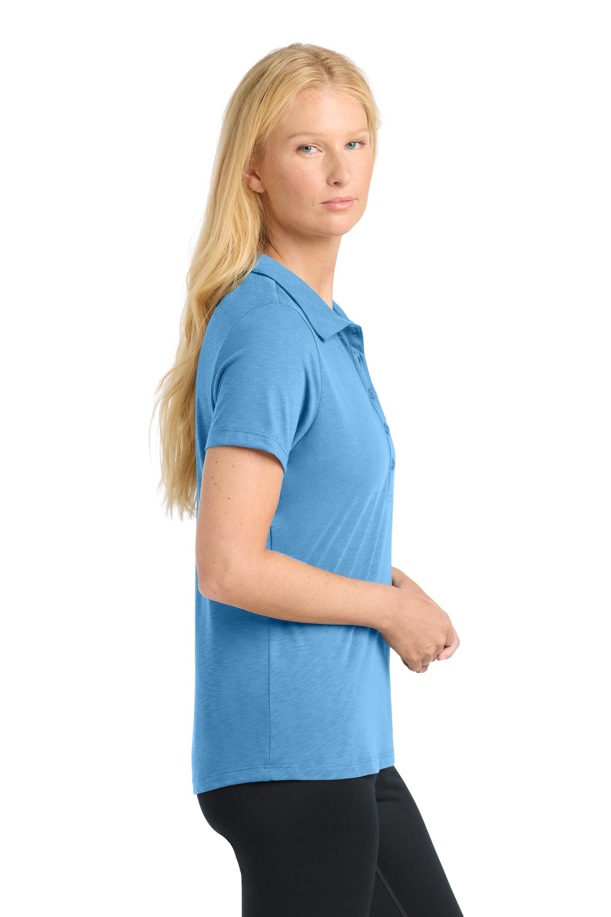 CarolinaBl Sport-Tek Women's PosiCharge Strive Polo. LST530