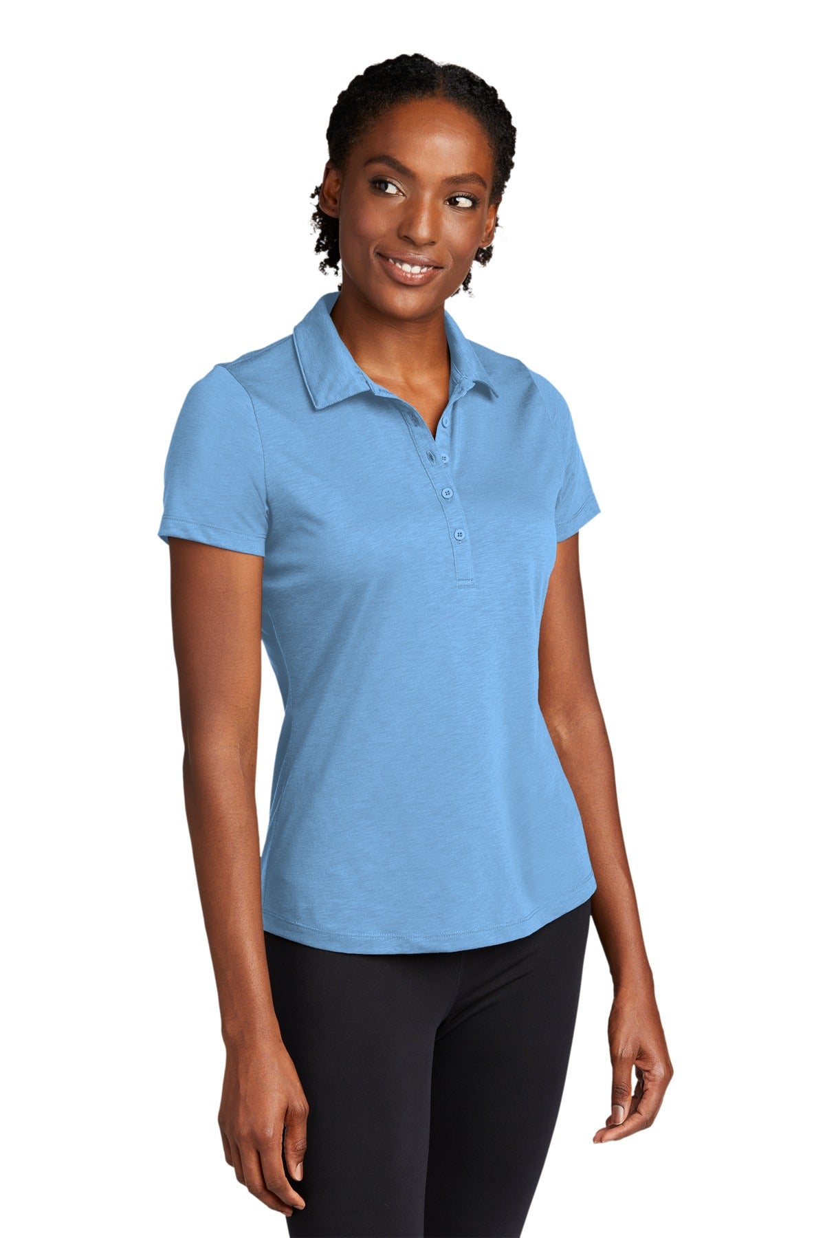 CarolinaBl Sport-Tek Women's PosiCharge Strive Polo. LST530
