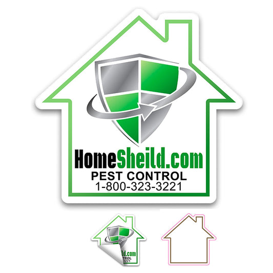 House Stock Shape Stickers