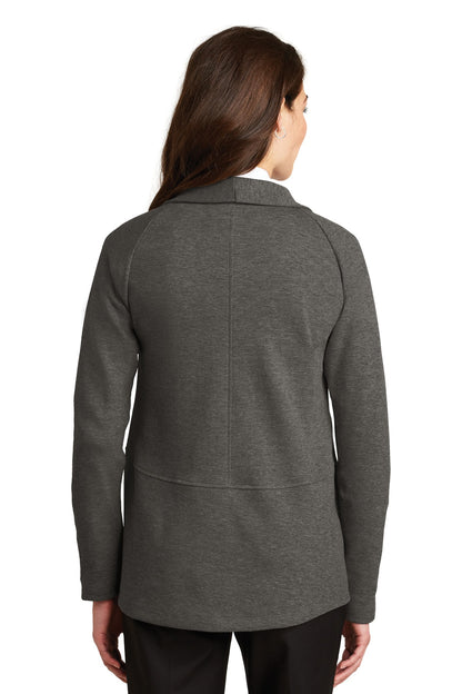 Char He/MH Gry Port Authority Women's Interlock Cardigan. L807