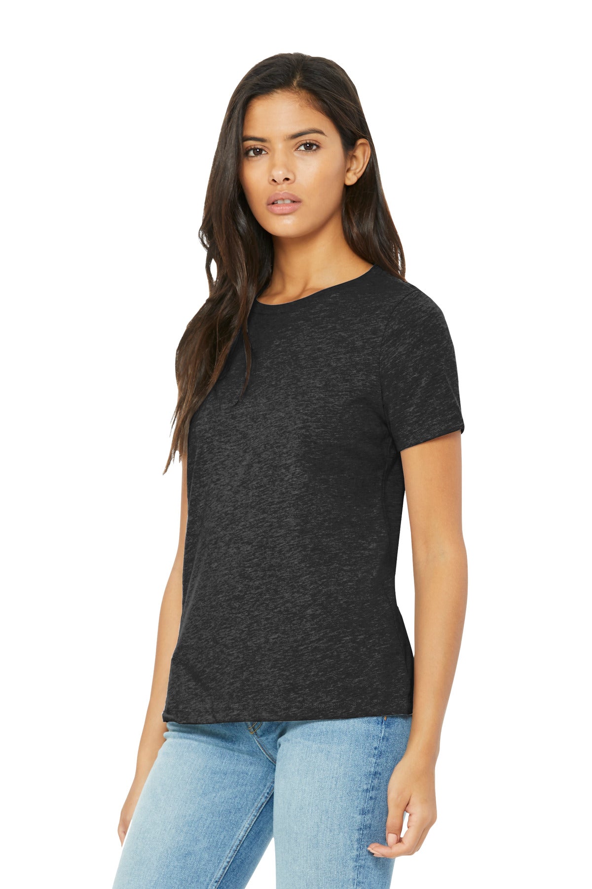 CharBlkTB BELLA+CANVAS Women's Relaxed Triblend Tee BC6413