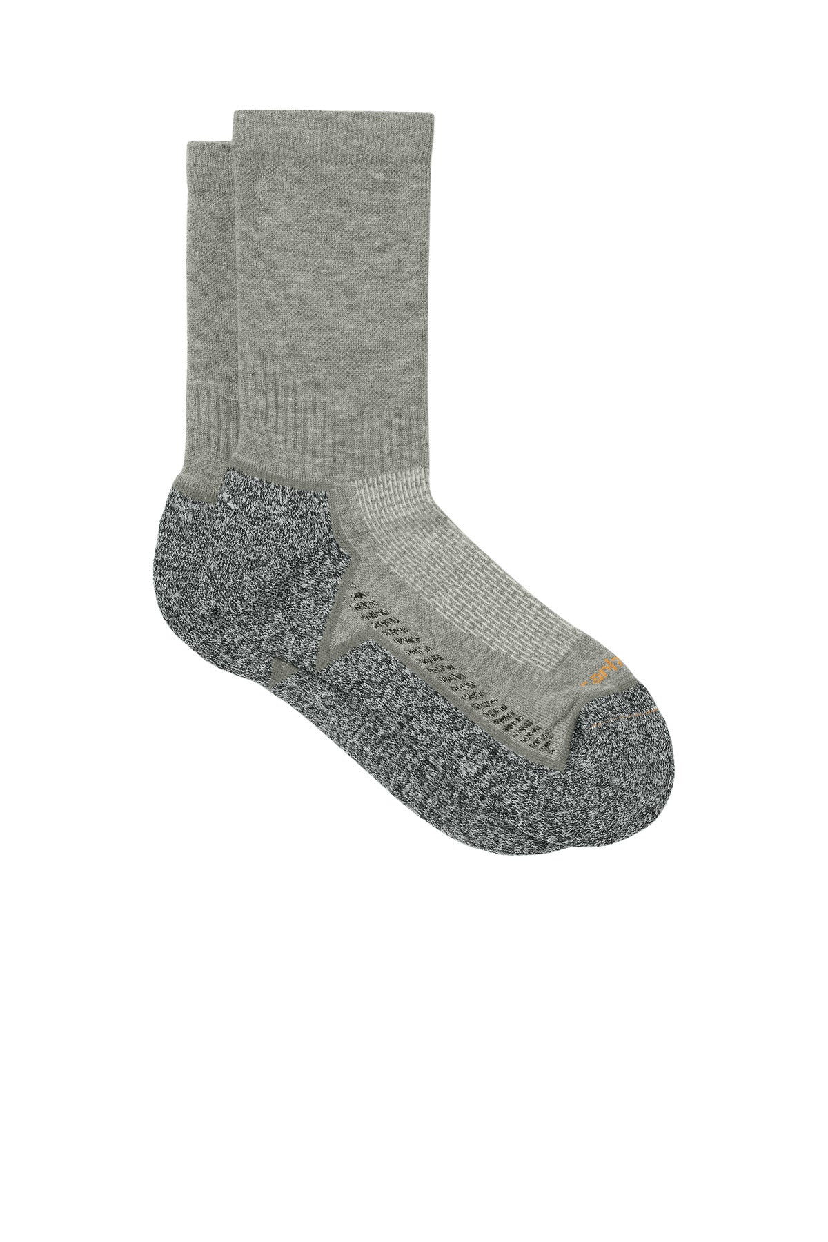 Charcoal Carhartt Force Midweight Crew Sock (3-Pack) CTSC4223